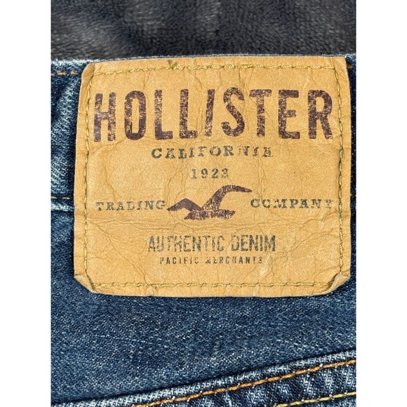 Hollister Mens Classic Straight Jeans W32 L32 Blue Denim Made in Guatemala - Picture 10 of 11